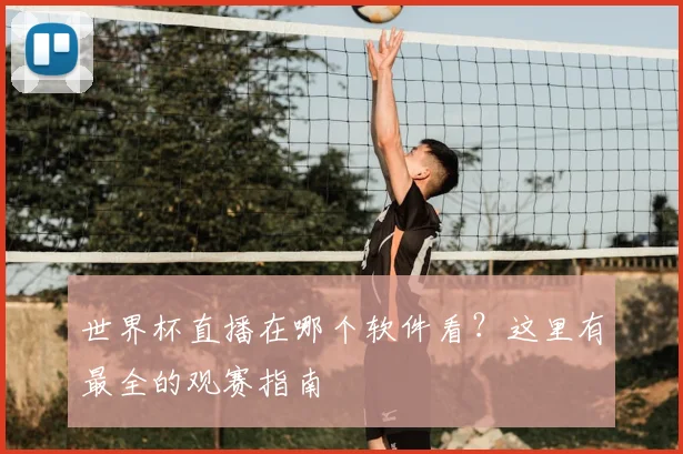 世界杯直播在哪个软件看？这里有最全的观赛指南